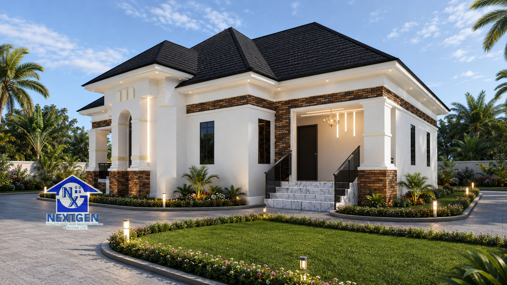3-Bedroom Bungalow Design | 264 m² on a 70 x 100 ft Plot