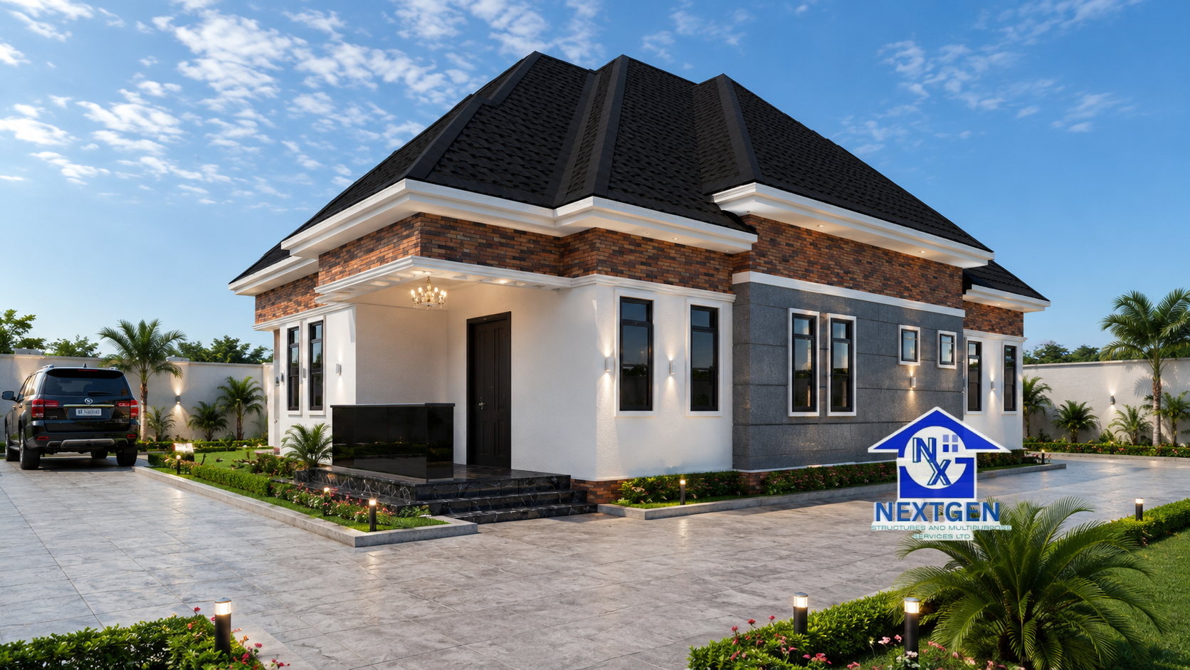 3 Bedroom Bungalow House Plan in Nigeria