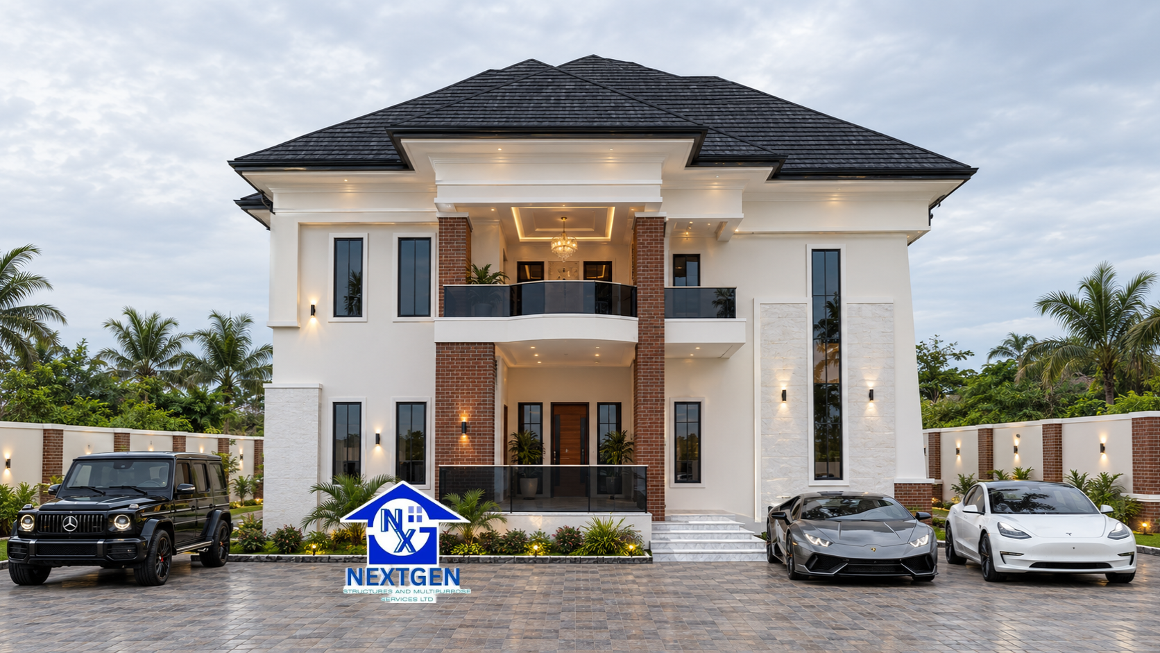 5 Bedroom Duplex House Plan on 100x100 ft Land | NextGen Structures (NXG004ED025)