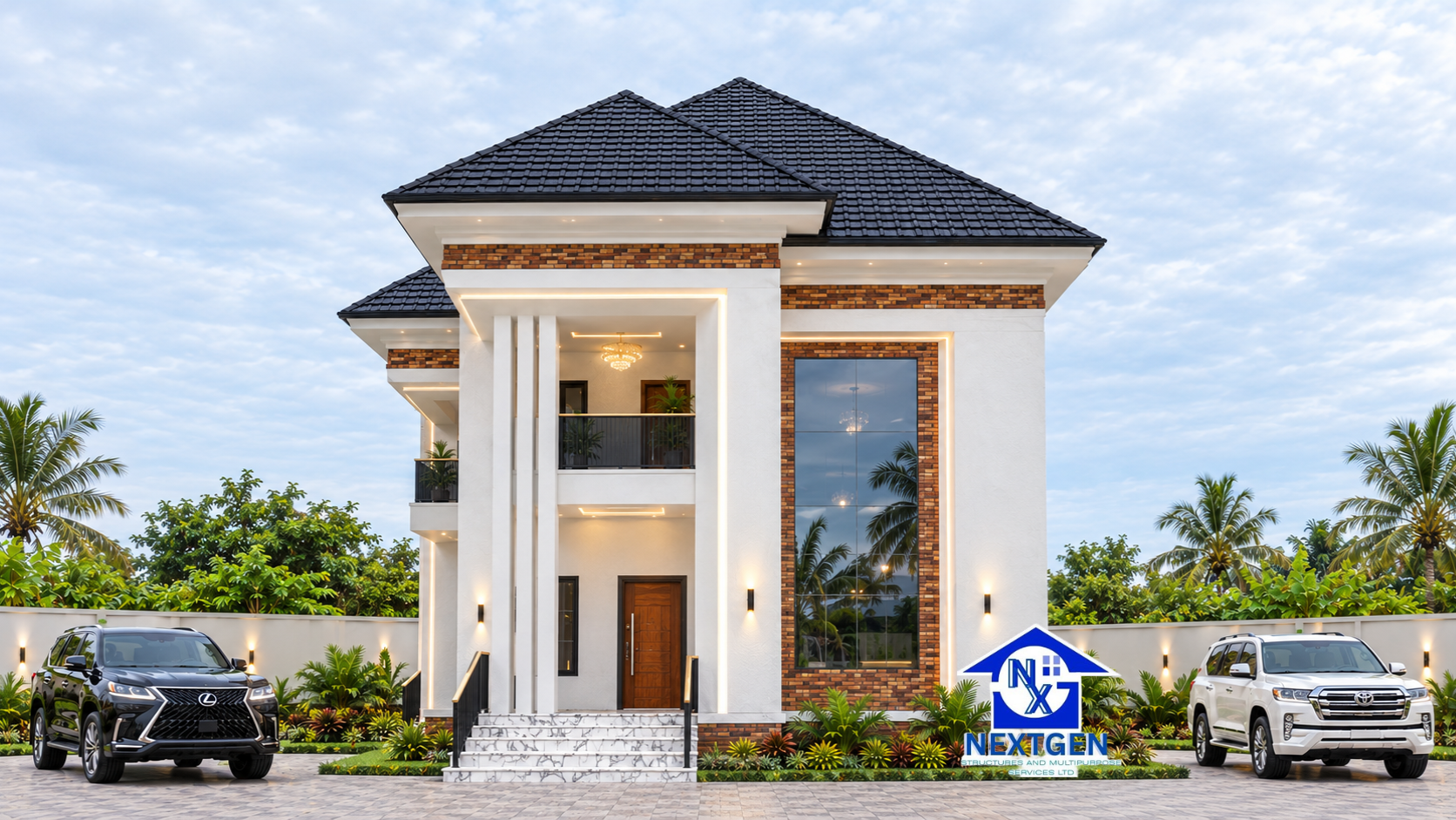 6 Bedroom Duplex House Plan on 70x100 ft Land | NextGen Structures (NXG060FD022)